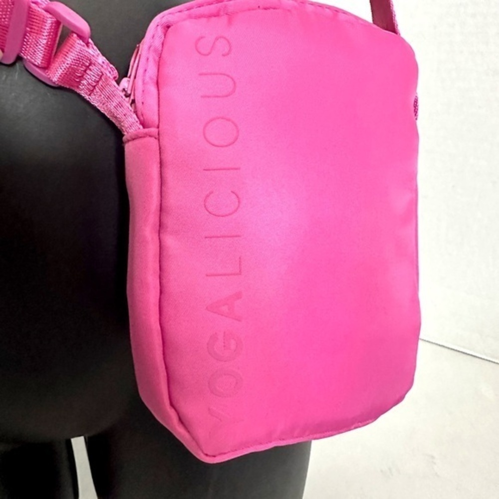 Yogalicious girls Vibrant Pink Crossbody Bag NWOT